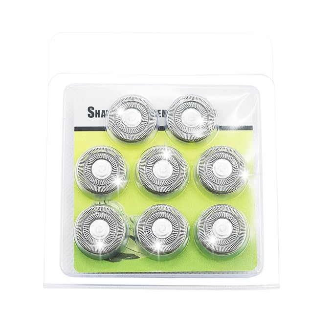 8PCS Shaver Head Replacement Blade compatible with Skull Shaver Pitbull Electric Razors