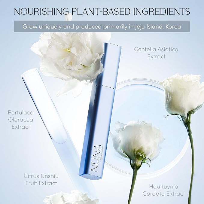 Eyelash Growth Support Serum 6ml – Eye Lash and Eyebrow Enhancing Serum for Women & Men with Biotin - Korean Multi Peptide & Natural Extracts – Promotes Fuller and Longer Lashes - 6 Month Supply