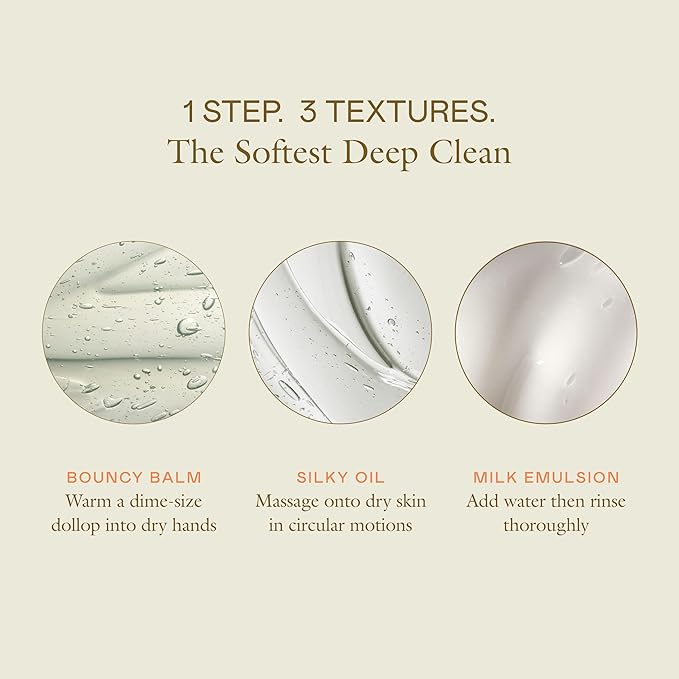 EADEM Dew Dream Hydrating Cleansing Balm & Makeup Remover with Moringa & Tiger Grass, Facial Cleanser & Skincare Moisturizer, Hydrating Skin Care Make Up Remover Balm, Mothers Day Gifts, 3.4 oz