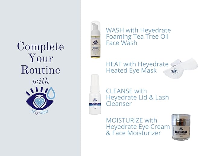 Heated Eye Mask - Soothing Warm & Cold Compress for Temporary Relief of Irritated Eyes, Dryness, Crusty Eyelids, Eyelid Bumps - Reusable, White, Silica Bead, Therapy Mask