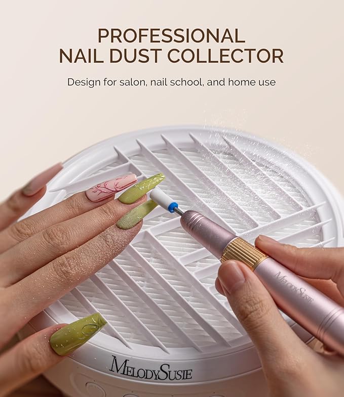 MelodySusie HPro SProR Nail Dust Collector Replacement Filter,4 Pack Reusable Dust Filter for MelodySusie HPro SProR Nail Dust Vacuum Fan Collector Extractor Electric Dust Suction Machine