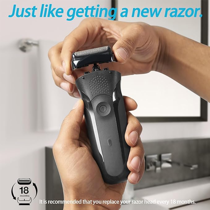 32B S3 Electric Replacement Shaver Head Accessories Compatible with Series 3 Shaving Razor Head, Compatible with S3 3040s 3000s 3050cc 3010s 3070cc 3080s...