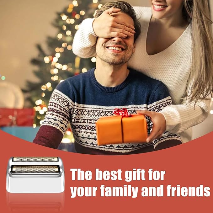 Shaver Replacement Foil and Cutters compatible with BaBylissPRO Barberology Double FXFS2 (Silver)