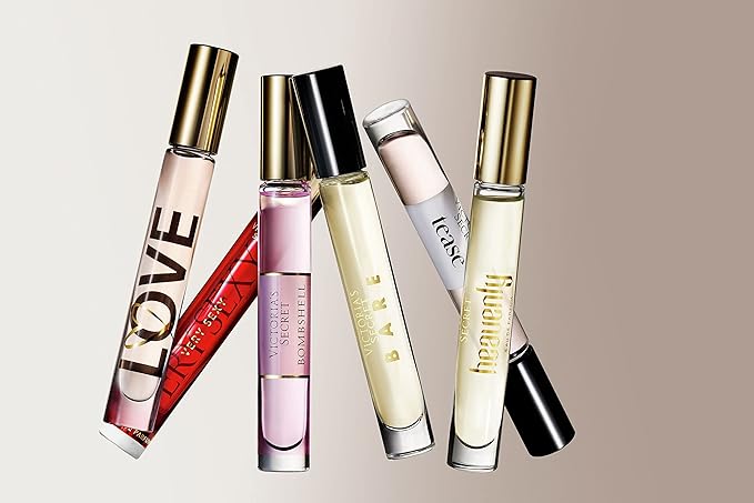 Victoria's Secret Bare Eau de Parfum Rollerball, Notes of Australian Sandalwood, Mandarin Madagascar & Egyptian Violet, Travel Size Mini Perfumes for Women (0.23 oz)