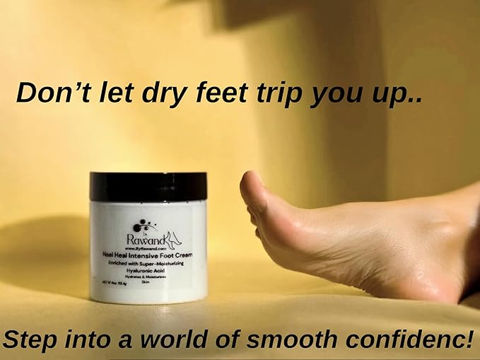 Organic Deep Foot repair with Hyaluronic Acid & Cocoa Butter With Vitamin E Handmade Heel Heal For Cracked Heels and Dry Feet Enriched With Shea & Kokum Butters