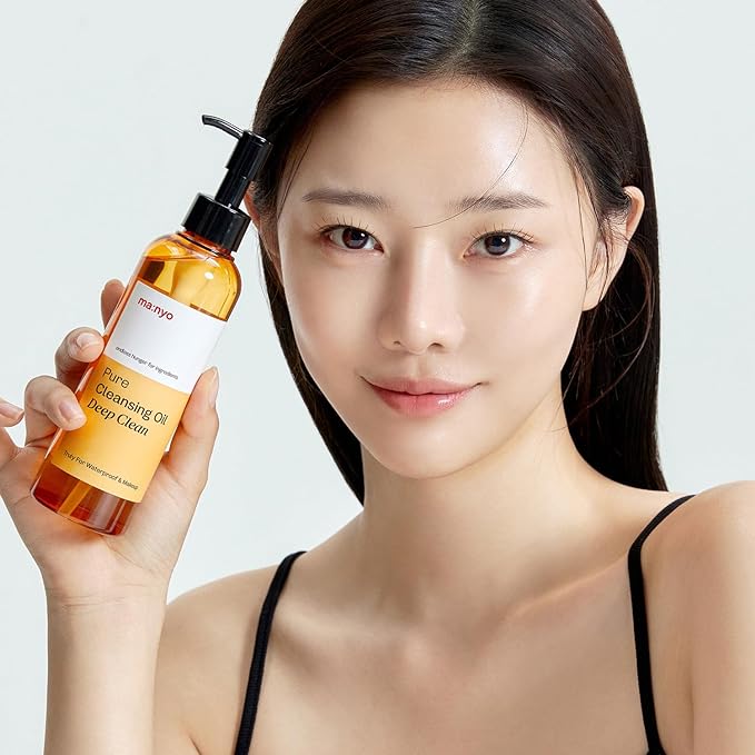 ma:nyo Pure Cleansing Oil Korean Facial Cleanser, Blackhead Melting, Daily Makeup Removal with Argan Oil, Korean Skin care (Deep Clean)