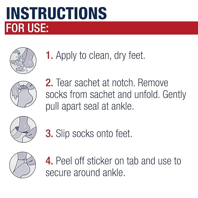 Aquaphor Repairing Foot Masks, Moisturizing Socks for Dry Feet with Avocado Oil and Shea Butter, Pedicure Supplies and At Home Spa Gifts for Mom, Pack of 6