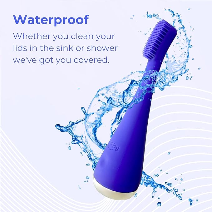 Electric Eyelid Brush - Optometrist Approved for Managing Demodex, Blepharitis, and Dry Eyes - Gently removes dirt, oil, and makeup to support healthier lid hygiene