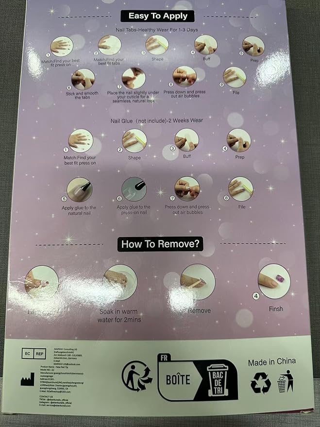 130 Pieces Press on Nails for Kids, EBANKU 5 Pack Kid Fake Nail Kit Old Cute Clouds Flower Heart Star Press on Nails for girls 8-12 Years with Jelly Nail Adhesives & Nail Builder Glue