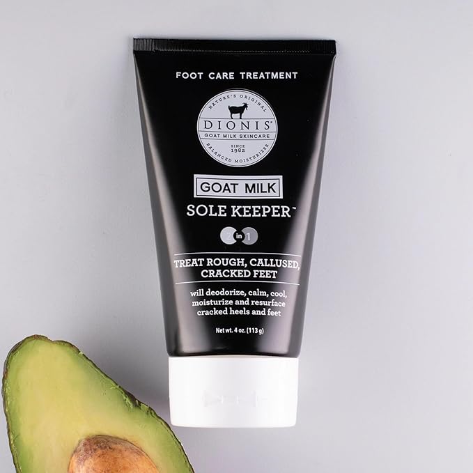 Dionis Goat Milk Skincare Footcare Lotion (2 In 1 Sole Keeper), Moisturize Dry Cracked Feet, Smooth and Hydrated Feet, Dermatologist Tested