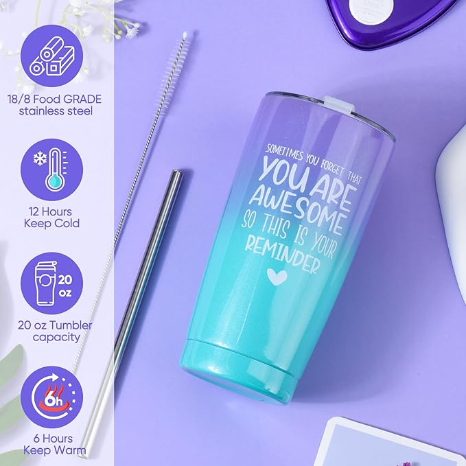 Spa Gift Basket for Women, Lavender Scented, Luxury Self Care Set, Birthday, Mother's Day