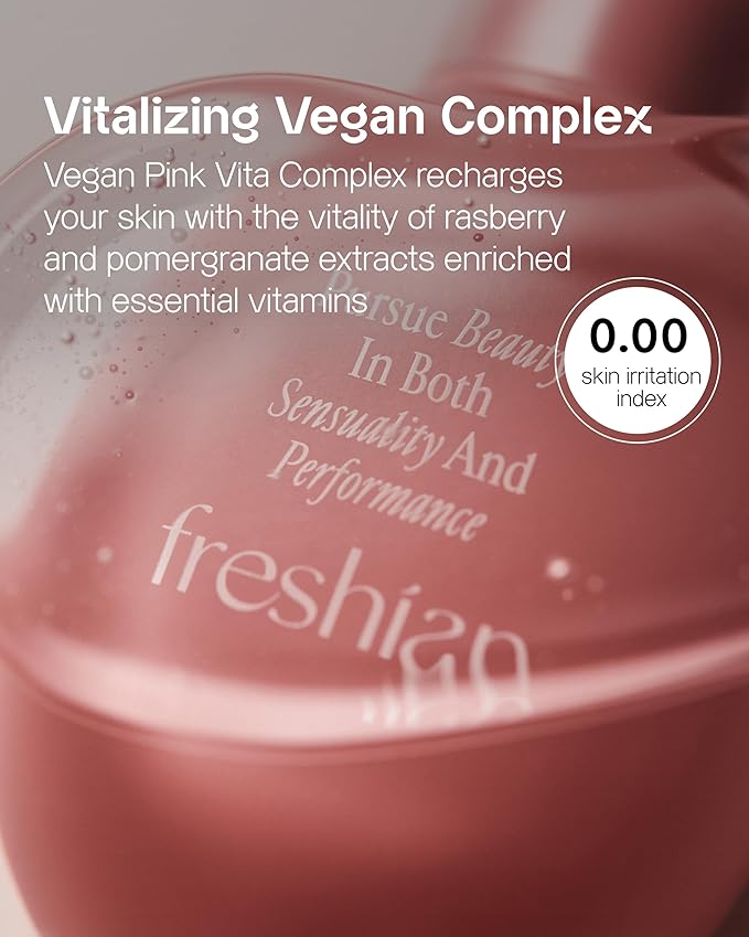 Vegan Pink Vitamin Ampoule Primer (1.35fl oz) - Liquid Moisturizing Makeup Base for Smooth, Glowing Skin, Korean Makeup Skin Care. Hyaluronic Acid, Madecassoside