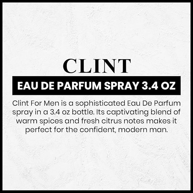 L'orientale Clint Rouge Eau De Parfum Spray For Men, 3.4 Ounce