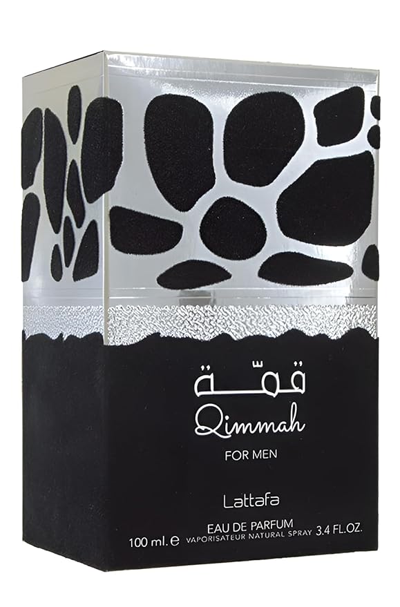 Lattafa Qimmah Eau de Parfum Spray for Men, 3.4 Ounce
