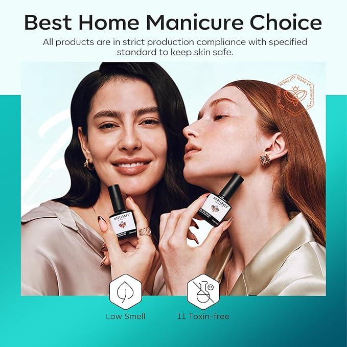 Modelones Cat Eye Gel Nail Polish, 6 Colors Glitter Red Green Purple Blue Gel Polish Set with Magnet Sparkle Galaxy Series Nail Gel Polish Kit Soak Off Led Nail Art Manicure Salon DIY Gifts