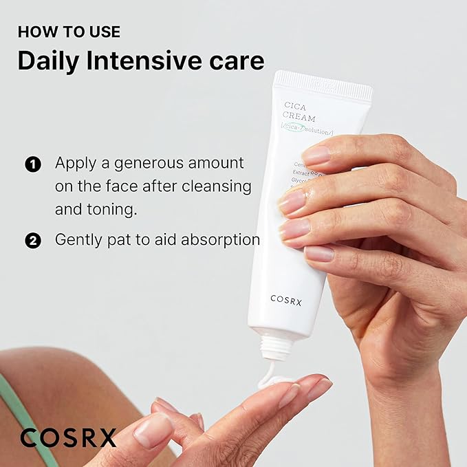 COSRX Pure Fit Cica Cream, 50ml / 1.69 fl.oz | Centella Asiatica Face Moisturizer Recommended for Acne-Prone Skin, Reduce Redness | Not Tested on Animals, Korean Skincare