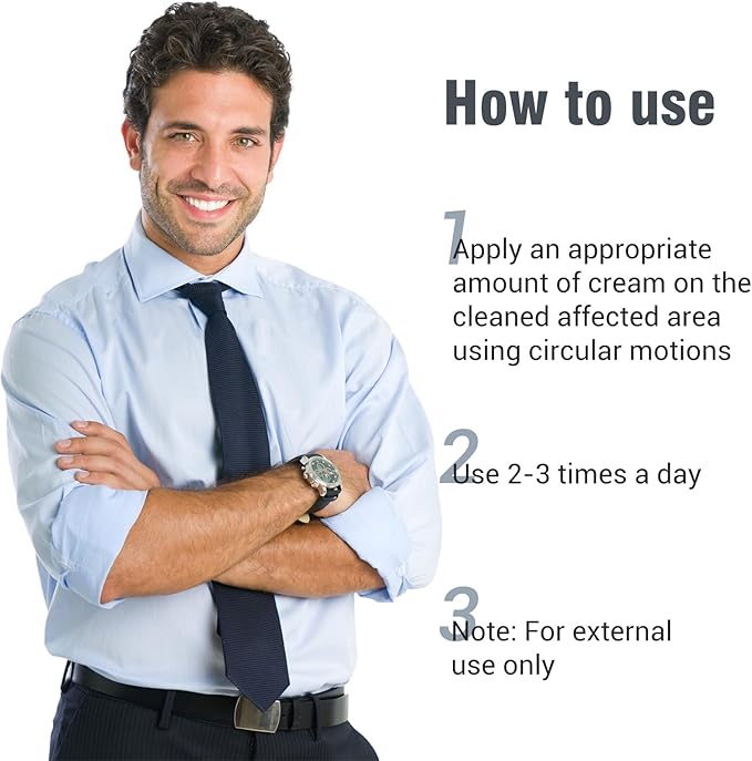 Balanitis Treatment Cream, Balanitis Relief, Organic Natural Ingredients, Soothing Skin, Itch Relief, Dryness,Redness, Irritation and Chafing - 3.52oz