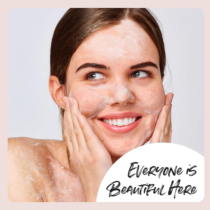 The Lip Bar Gentle Skincare Kit, with Hyaluronic Acid and Mushroom Extracts, to Nourish and Hydrate, Effective for all Skin Types, 4 Piece Set