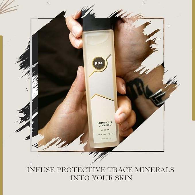 RBA Skincare’s Luminous Cleanse, Daily Facial Cleanser to Hydrate & Nourish Skin, 100% Natural, 120ml