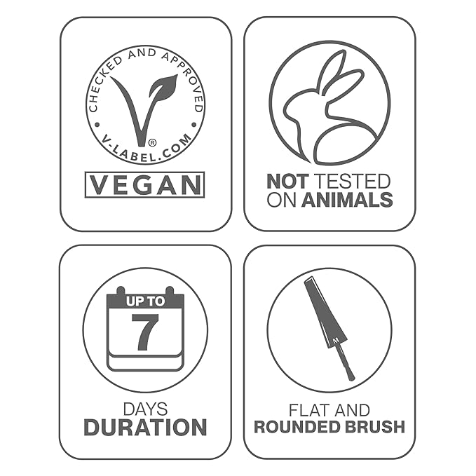 MASGLO Gel Evolution – Set of 3 Nail Polishes No UV/LED Lamp Needed, Fast-Drying, 12-Day Wear, 14-Free Formula, High-Gloss Finish, vegan (0.5 oz Each)