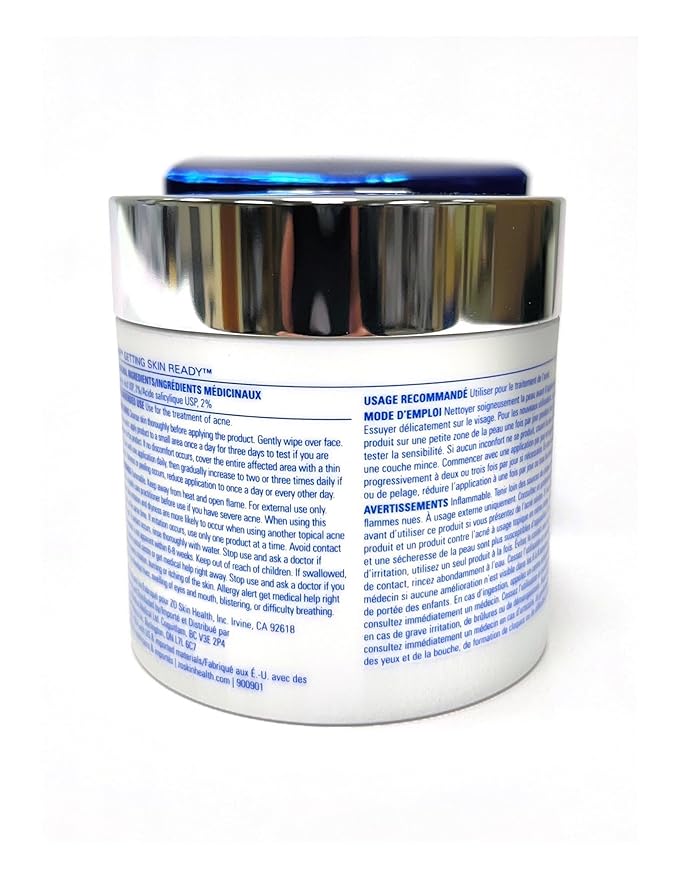 ZO SKIN HEALTH Acne Treatment Pads 2% Salicylic Acid (60 Individual Pads)