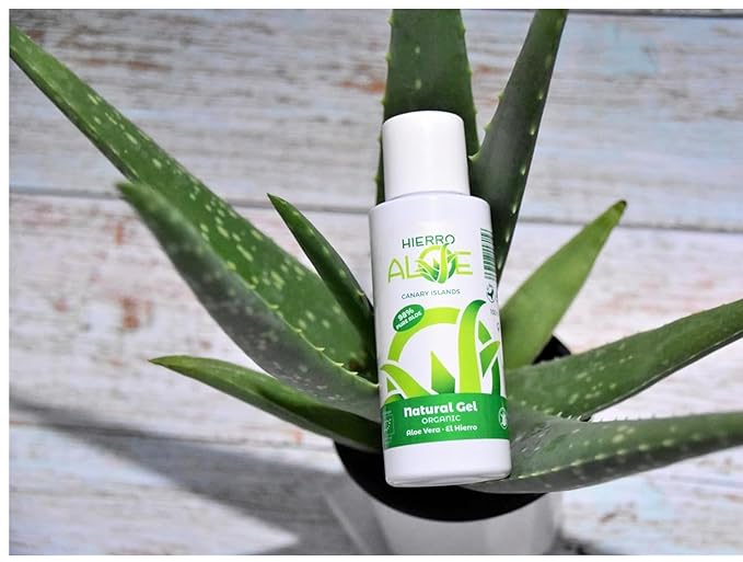 Aloe Vera Gel. Skin care. Lotion. Natural Gel 250 ml (98% Pure Aloe Vera Juice). 100% Pure Aloe transparent Gel Natural de Aloe Vera (organico) 98%. (8.4 Oz)