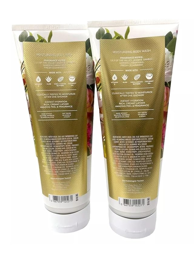 Bath & Body Works Brightest Bloom Ultimate Hydration Body Cream 8 Ounces Pack of 2
