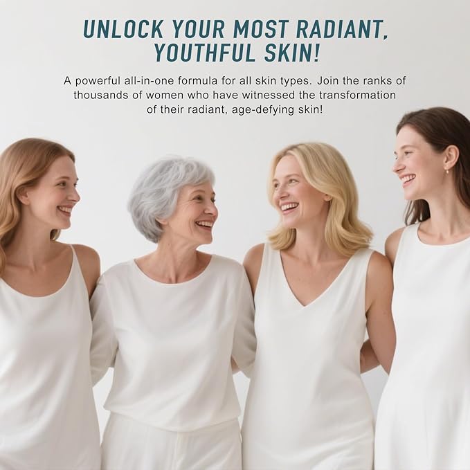 Vitamin C Serum for face with Hyaluronic Acid & Peptides - Anti Aging Face Serum for Women & Men, Dark Spot Corrector for Brightening, Hydrating Treatment to Reduce Wrinkles & Fine Lines, (Pack of 2)