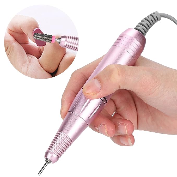 35000RPM Manicure Nail Drill Replacement, Professional Nail Drill Handpiece, Electric Nail Polishing Machine Grinder Nail Polishing Machine Handle Accessory