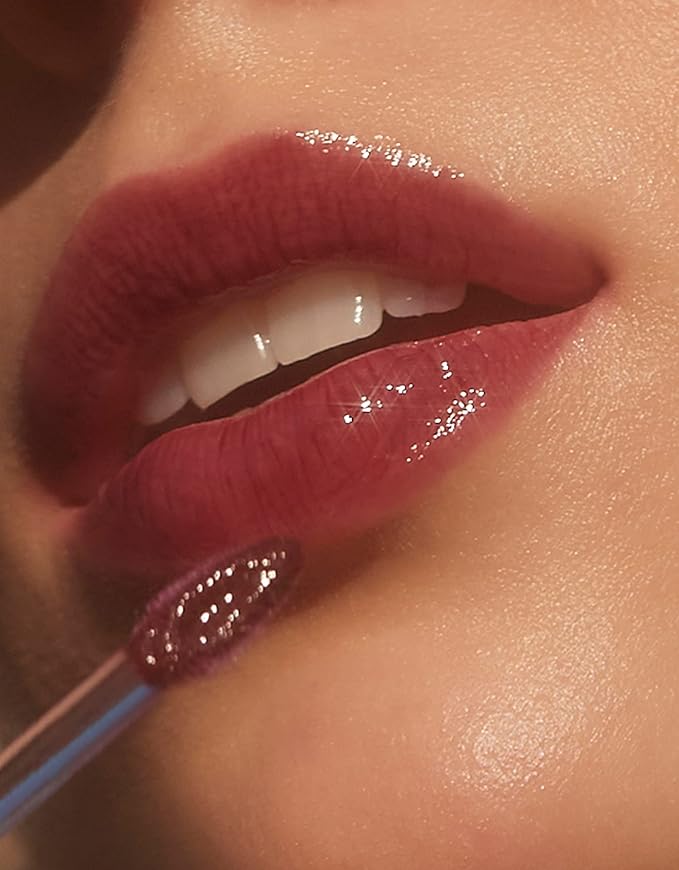 RÓEN Natural Kiss My Liquid Lip Balm | Vegan, Cruelty-Free, Clean Makeup (Scout - Deep Berry)