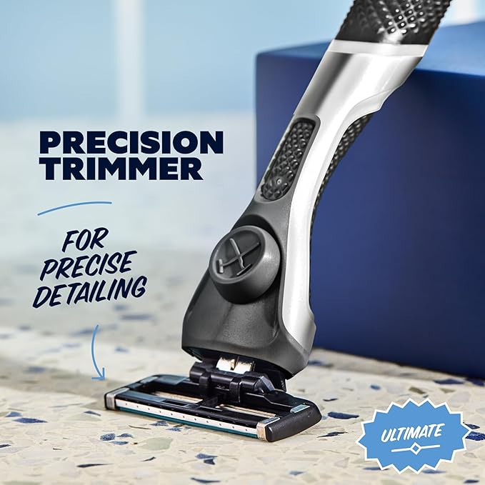 Dollar Shave Club | Ultimate Shave Set | 4 Extra Close Refill Cartridges, 1 Handle, 1 Prep Scrub 3 ounce, 1 Shave Cream 6 ounce, 1 Post Shave Dew 3.4 ounce