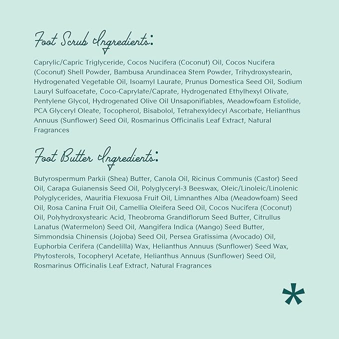 Bare August Glass Foot File, Foot Cream & Foot Scrub Exfoliator Bundle