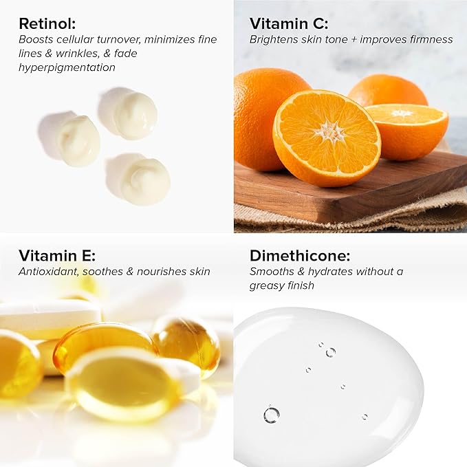 DRMTLGY 0.5% Retinol Serum for Face - Anti Wrinkle with Vitamin C and Vitamin E - Retin A Anti Aging Serum - Made in the USA 0.5% Resurfacing