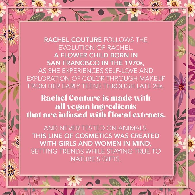 Rachel Couture Eyeshadow Palette with Natural Ingredients & Pure Pigments | Vegan & Cruelty-Free | Infused with Natural Botanical Extracts – 16 Colors - Golden Clove