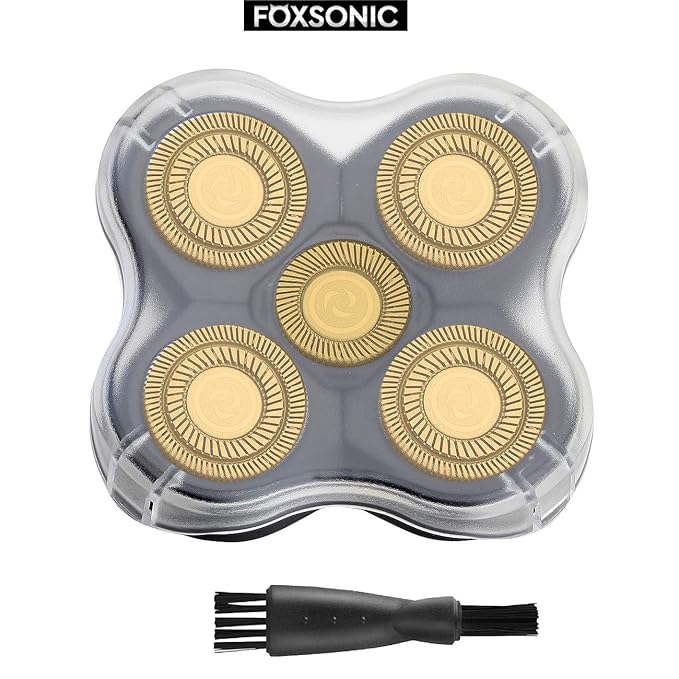 Upgraded 5-Blade Shaver Replacement Heads - Electric Razor Shaver Heads