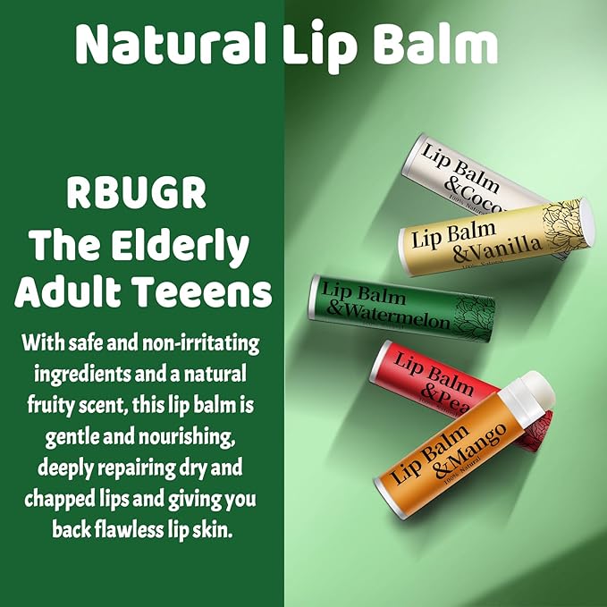 84 Pack of Lip Balm, 12 Flavored Lip Balms Natural Organic Vitamin E Lip Balm Pack for Dry Cracked Lips, Moisturising Lip Balm Bulk Gifts Stocking Stuffers Party Favors(4.2g/0.15oz)