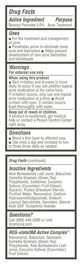 5% Benzoyl Peroxide Acne Spot Treatment - Benzoyl Peroxide Acne Treatment - Clinical Acne Spot Treatment - Skin Care Acne Cream