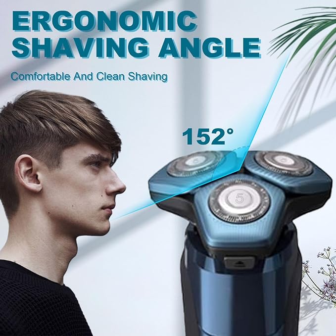 9 Pack SH50 Replacement Head Compatible with Philips Norelco Series 5000, Upgraded SH50 Compatibility Double blades for norelco 5000 replacement heads.