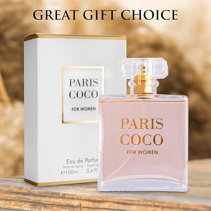 Paris for Women Eau De Parfum 3.4 Oz Pure Femininity in a Bottle Delicate Floral Scents of Jasmine and May Rose A Fragrance That Will Get You Noticed Cruelty Free Perfume Precious Gift for Women