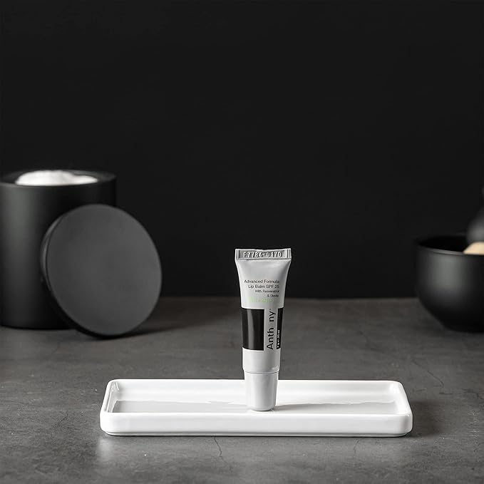 Anthony SPF 25 Lip Balm Sunscreen. Mint and White Tea Flavor, With Green Tea Extract, Shea Butter & Vitamin E, Moisturizing Repair Treatment for Chapped and Dry Lips, Hydrates & Nourishes, 0.25 Oz