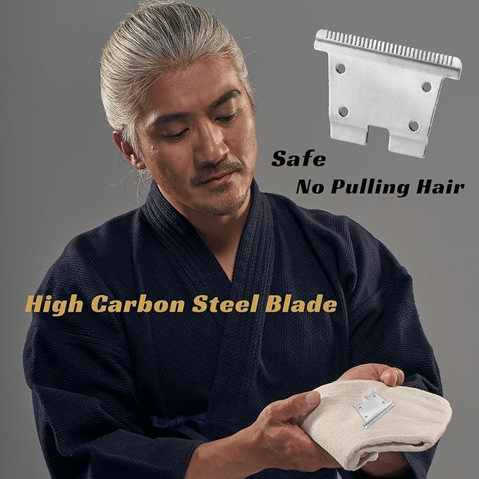 URBANER Adjustable Beard Trimmer for Men, Mustache Edger, Battery Operated, Waterproof Beard Trimmer Cordless, Portable Clipper for Travel Grooming, Gift for Men, Gifts MB-042