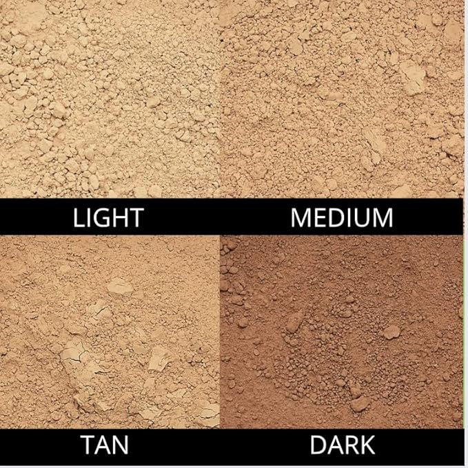 Serious Skincare BELLA ROSE PRO-MINERALS Loose Mineral Powder Makeup Foundation SPF 15 + Goat Hair Application Brush – Sheer to Full Coverage – Luminous Matte Finish – Men and Women - .50 oz   (Dark)