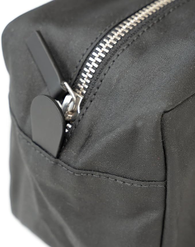 Kolo Parker Medium Weatherproof Toiletry Case, Cable Bag, Travel Pouch, Black