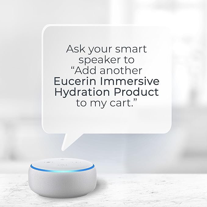 Eucerin Face Immersive Hydration Daily Face Lotion with SPF 30 (2.5 Fl Oz) Bottle + Night Cream with Hyaluronic Acid (2.5 Fl Oz), Skin Care Gifts for Mom