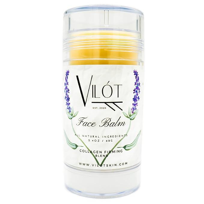 Vilót Skin Face Balm for Skin Barrier Repair, Dewy Collagen Moisturizer, Fine lines & balanced skin tone - 2.4 oz