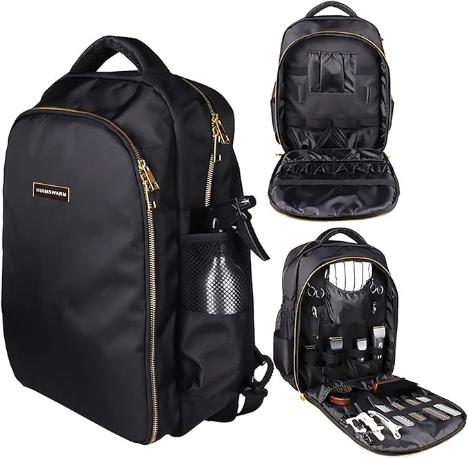 Barber Supplies Bag Backpack for Barber,With 1PCS Barber Cape&Barber Brush,Large Capacity,Pure Copper Zipper,Water Proof,Barber Accessories of Professional Barber Tools Backpack.