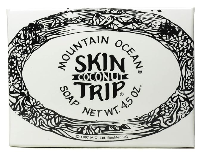 Mountain Ocean Skin Trip Moisturizer and Skin Trip Soap (Coconut) Bundle with Aloe Vera, 8 oz. and 4.5 oz.