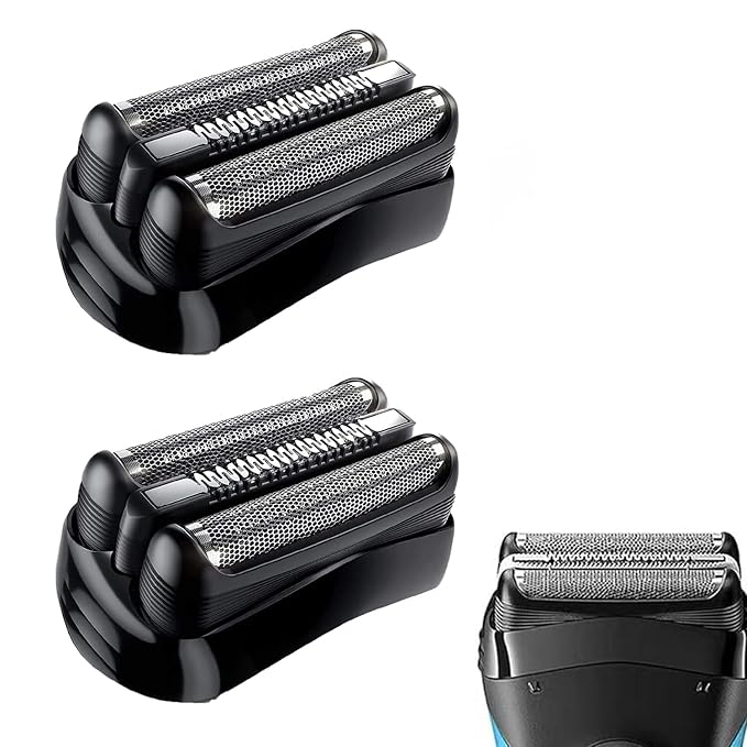 21B Series 3 Shaver Replacement Foil Compatible with Braun Series 3 Replacement Head for Braun S3 Foil Shaver fit for Electeic Razor 5409,3040s,300s,310s,320s,3050cc,360s 370cc-4,3090cc,3010s,3030s
