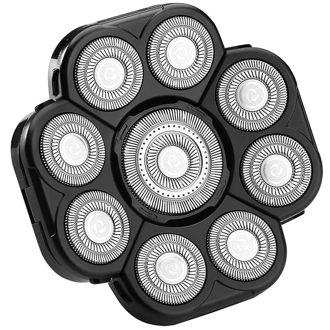 Upgraded 9 Blade Body Shaver Replacement Heads for Many Brands Electric Razor