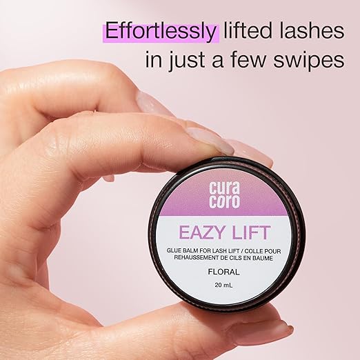 Curacoro Eazy Lash Lift Glue Balm, Nourishing Lash Lift Adhesive for Eyelash Curling & Lamination | Hydrating, Long-Lasting Lash Lift Balm